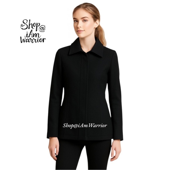 Per Se Carlisle Collection black zip jacket *shop@iamwarrior - Picture 1 of 9